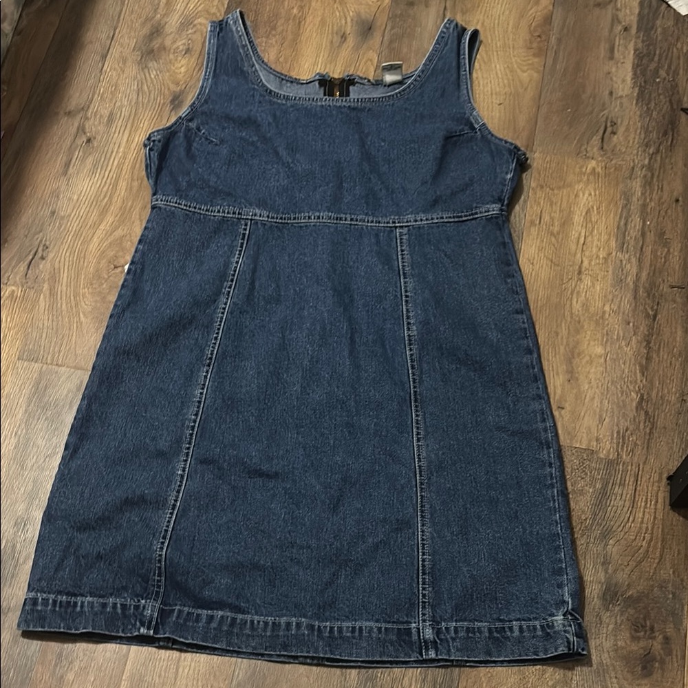 Denim Sleeveless Mini Dress